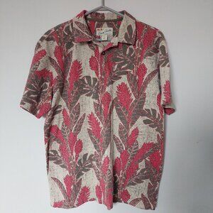 Crazy Shirts brand Men's Sz Medium Hawaiian Polo Shirt